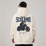 Autumn Motorcycle Mens Printed Hoodies Hip Hop Fashion Streetwear Bagg