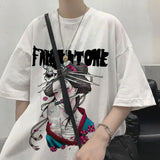 Trapwear Melting smiley – Pure Cotton Short Sleeved T Shirt American Retro Character P
