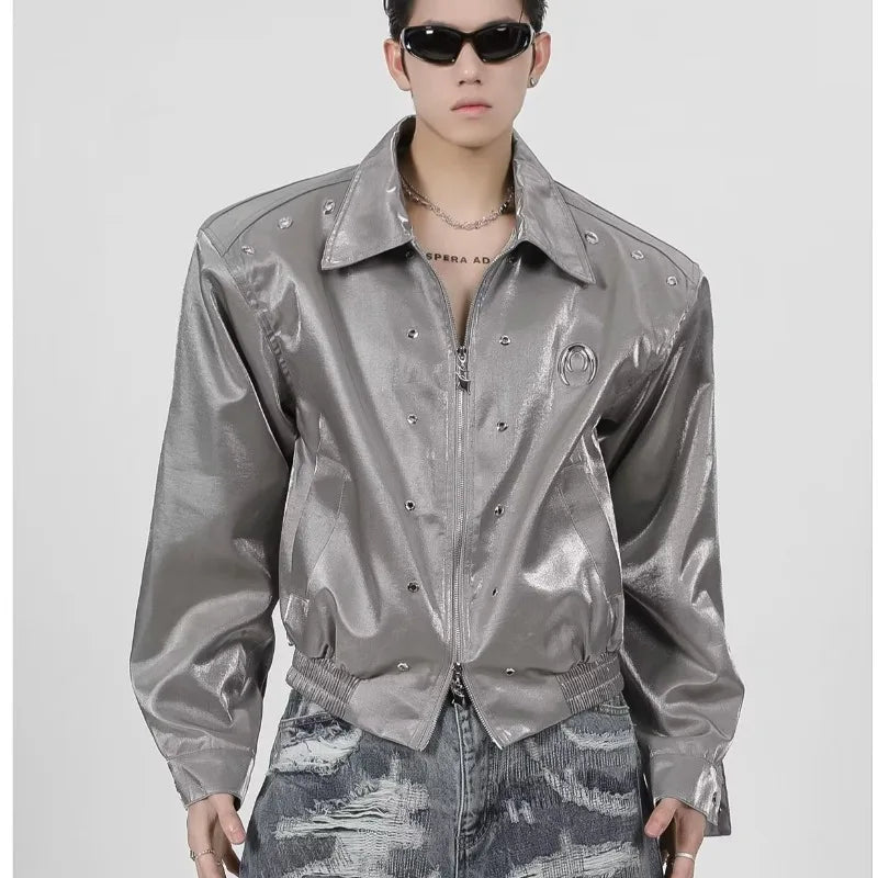 checkered varsity coat, layered streetwear look, trendy