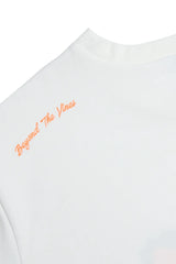 Vaporwave Static Tee – Emoji Field Graphic with Glitch Font