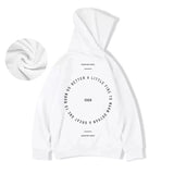 Autumn Loose Pullovers Men Women Destiny Letter Print Hoodies Oversize
