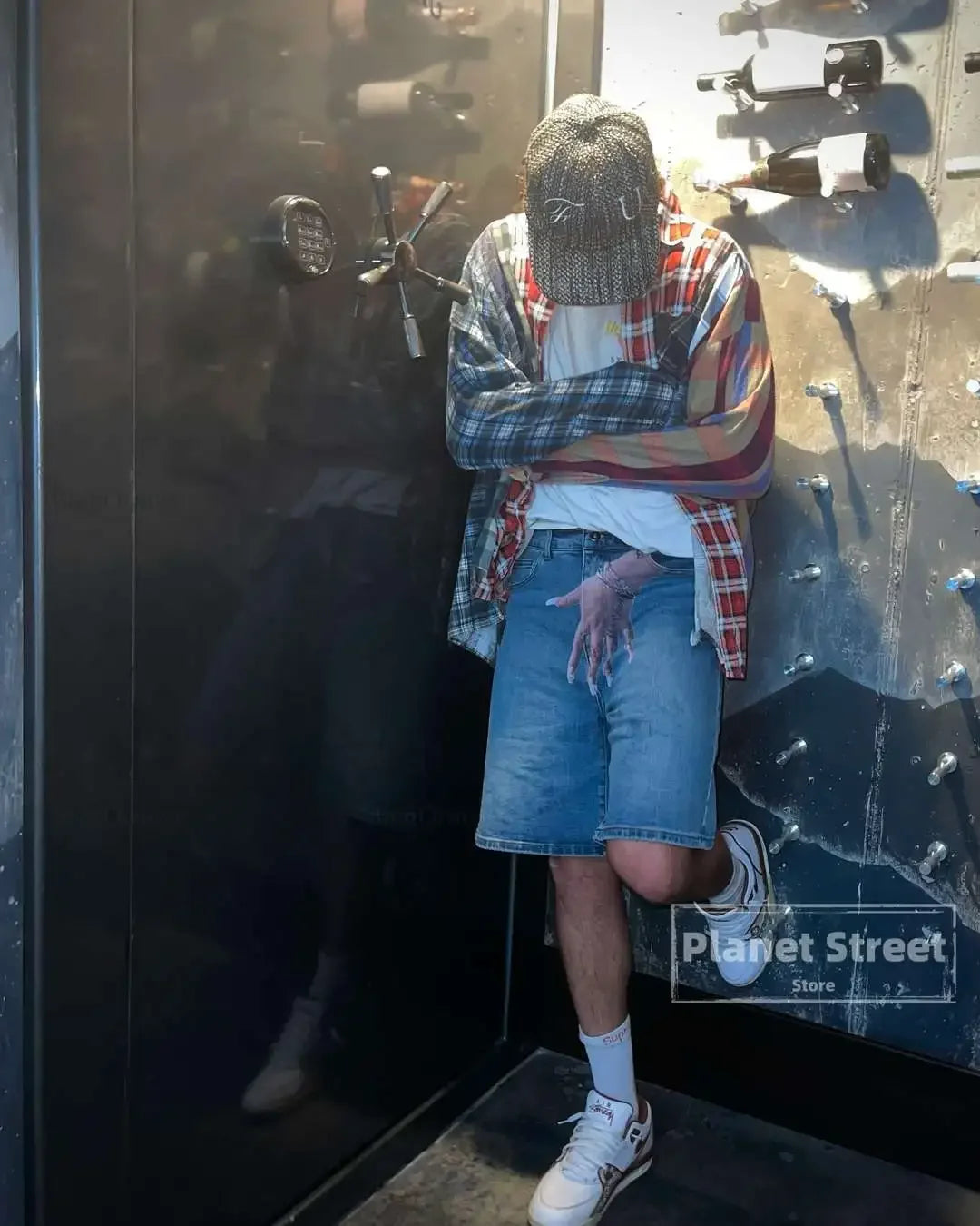 harajuku y2k short baggy jeans palm print graphic pants men fashionstyle denim streetwear gothic sweatpants shorts men clothing unique joggers style 5562