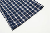 men women american streetwear fashion loose plaid wide leg straight pant boyfriend button down sports casual pants trousers unique default style 1422