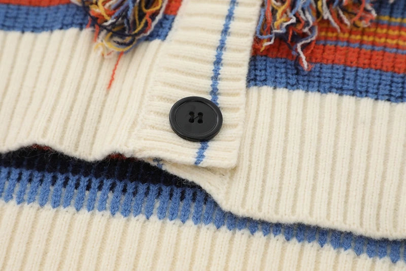 techwear flame knit sweater with structured oversized fit, ideal for cold streetwear layers, men’s streetwear clothing piece 