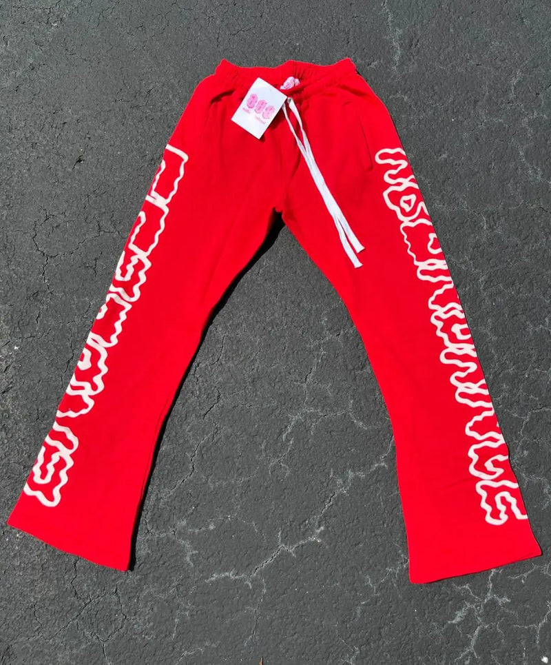 streetwear men 888 fashion loose pants high waist couple y2k straight tube pure cotton pants sport simple letter casual pants unique default style 2410