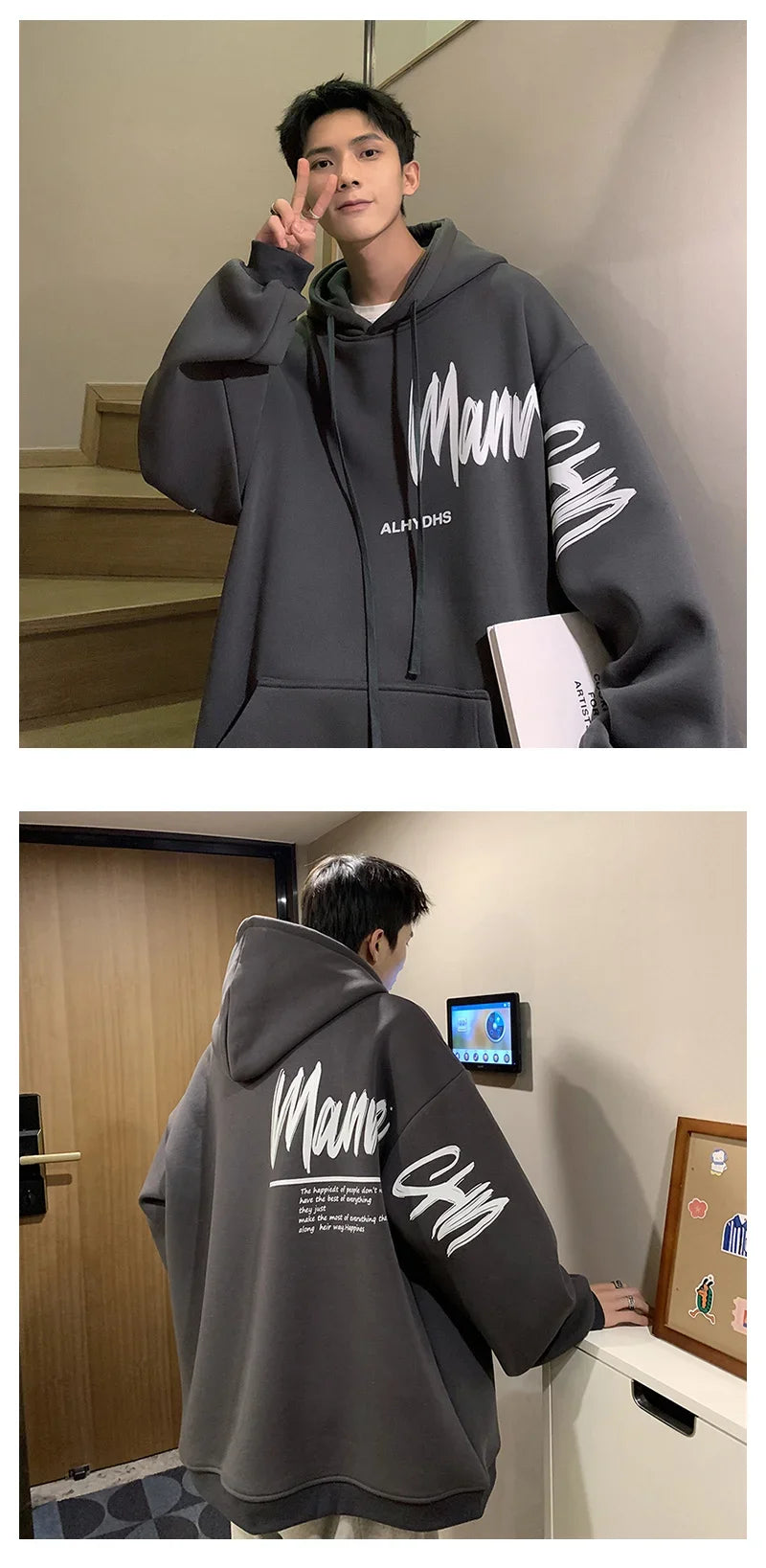 techwear flame hoodie for men with heavyweight knit, cold season layering fit, ideal for men’s fashion and seasonal streetwea