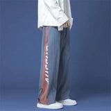 mens graphic printed sweatpants 2024 autumn hip hop fashion drawstring trousers casual loose male streetwear leggings pants relaxed fit joggers