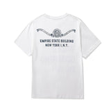 Harajuku Broken heart – Amekaji Vintage Cotton Printed T Shirt Men 2023 Spring Summe