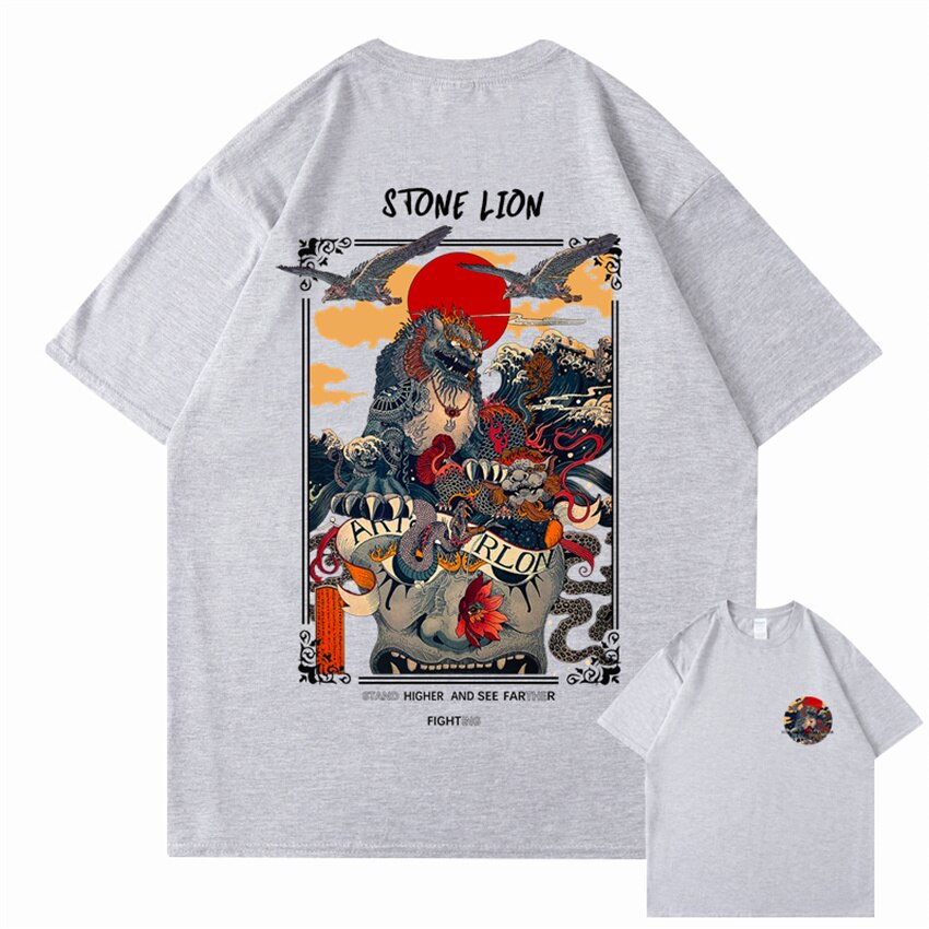 "Standing Strong" Graphic Unisex Streetwear Vintage Women Men Y2K T-Shirt
