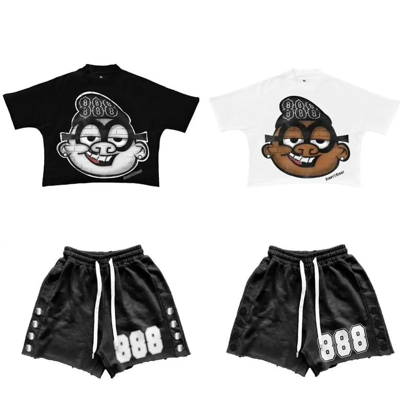 Harajuku cartoon graphic t shirts high street oversized t shirt casual goth y2k top streetwear pro choice vintage women clothing