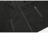New 2023 Mens Undermycar Armor zipper Parkas Windproof hooded Jacket Tatting Multiple pockets outdoor Wear size 1 2 3 #463