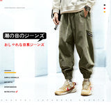 autumn spring men corduroy pants casual jogging sweatpants hip hop fashion streetwear joggers trousers y2k baggy pantalones unique joggers style 3604
