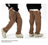 men streetwear fashion loose casual wide leg techwear cargo pants track trousers women harem trousers joggers sweatpants unique joggers style 944
