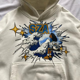 Autumn And Winter Fashion Sportswear Luxury Brand Sza Letter Hooded Me