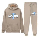 2024 American retro INS light gray street printed letter sweatshirt men and women in winter popular niche loose casual hoodie