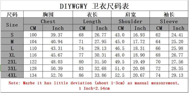 Y2K Womens Top Hoodies Sweatshirt Pullover Oversized Streetwear Vintag