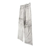 european and american high street washed distressed wide leg jeans pants y2k hip hop splashing ink pleated beggar jeans vintage unique jeans style 1381