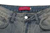 distressed skinny flared jean for mens big washed destroyed ripped denim jeans hip hop street wear blue biker jean pant women unique jeans style 202