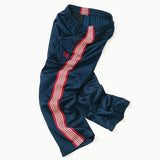sea blue casual pants men woman loose comfortable side edge weaving stripe embroidery drawstring joggers sweatpants unique joggers style 5236