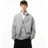minimalist knit jumper, daily wear essential, trendy urban fashion top for men, layered streetwear look