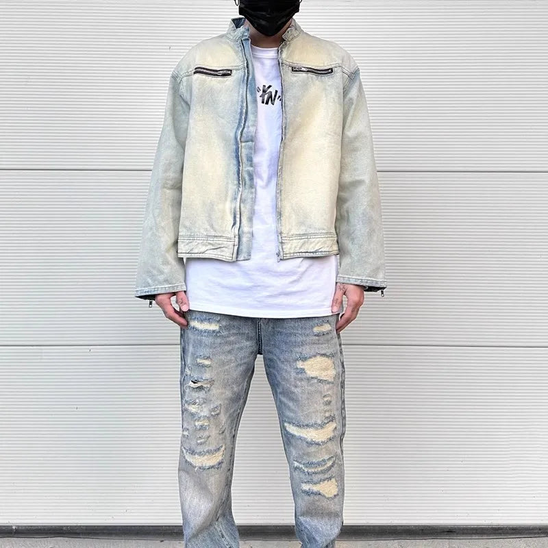 quality unisex d17426 image urban style oversized hip hop design fit - material style casual fashion everyday y2k-streetwear-washed-biker-jeans-jackets-for-men-and-women-zipper-pocket-ropa-hombre-windbreaker-denim-coat-oversized wear streetwear high premium print essential graphic streetwear design ID f8162
