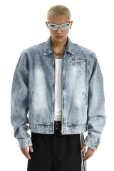 wide shoulder harajuku denim jacket coat mens fashion hip hop distressed washed jeans outerwear casual streetwear jackets nan - variant style 9dd018 for streetwear fashion