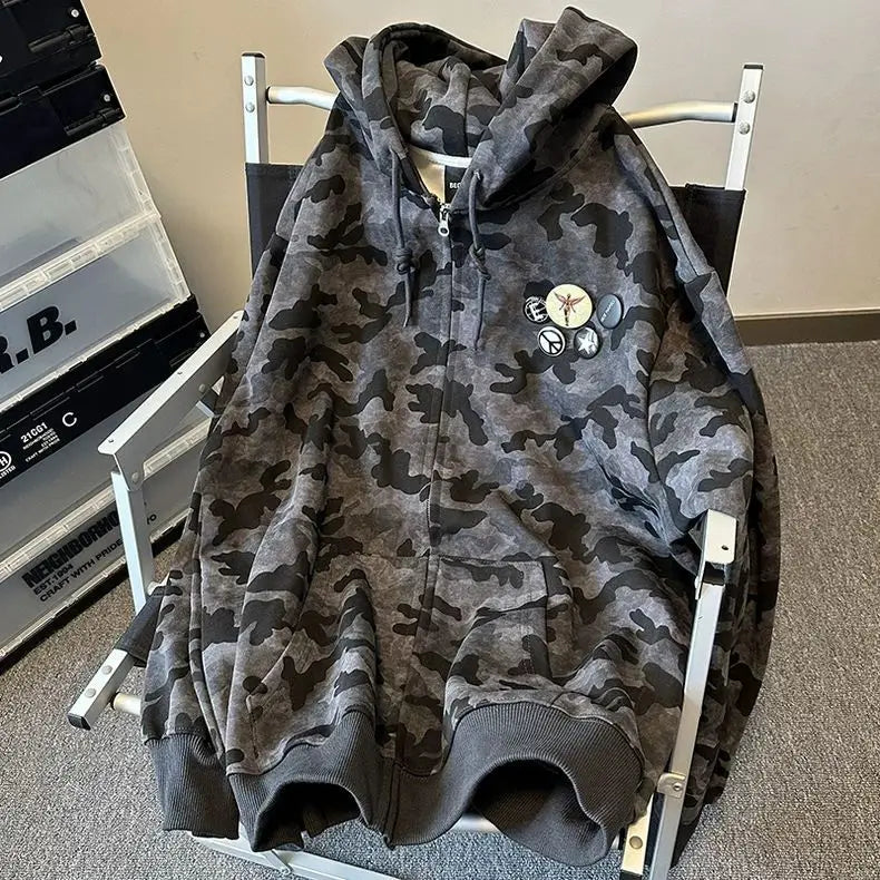 Club Paradise Limited American Retro High Street Camouflage…