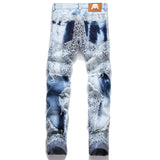fashion stars patchwork mesh denim jeans new casual slim fit biker trousers skinny jeans men streetwear hip hop pants joggers unique joggers style 325