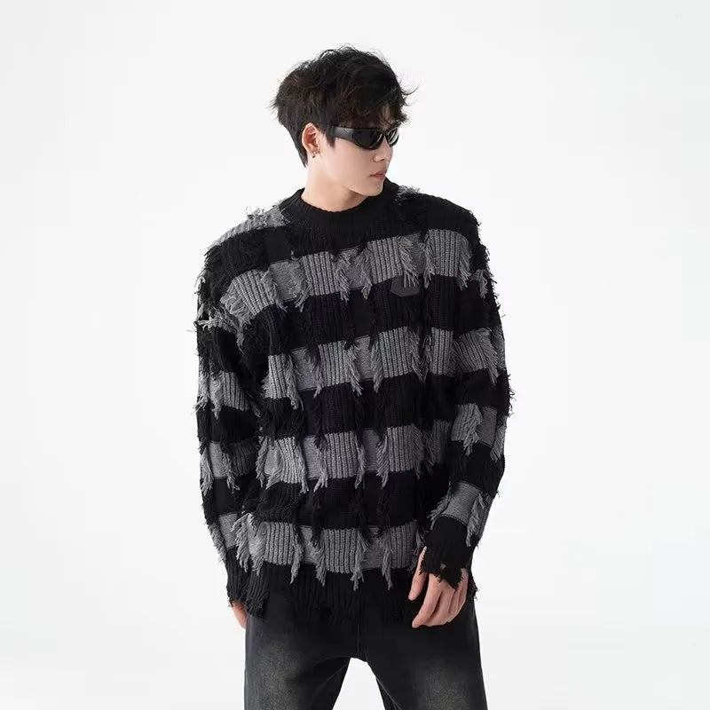 y2k flame streetwear, 2025 trend fit, trendy urban fashion top for men, layered streetwear look