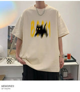 Cyberpunk Aesthetic piece – Japanese Fun And Trendy Cat Print New Short Sleeved T Shirts