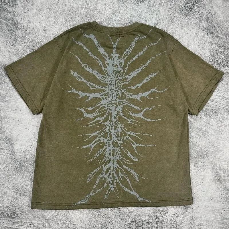 Y2k Vintage print – American Fashion Trend Vintage Cotton T Shirts Men Women Y2K