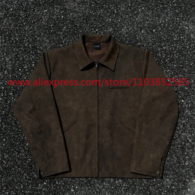 essential hip hop style streetwear autumn-and-winter-vintage-long-sleeved-leather-jacket-american-heavy-duty-motorcycle-high-street-short-style-distressed-lapel graphic quality style wear premium casual fit fashion design - unisex material everyday d6ac64 print high urban image oversized streetwear design ID af9cf