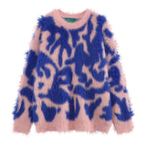 y2k knitted sweater, photo-ready sweater, cozy fashion fit, stylish street outfit, modern aesthetic appeal