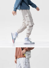 streetwear mens hip hop jogging pants casual men trousers big size loose sweatpants male 2023 new multi pocket harem pants 5xl unique joggers style 2900