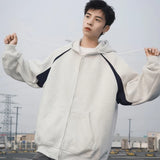 Heavy Weight American Hoodie Mens Spring Autumn 2024 Color Blocking Lo