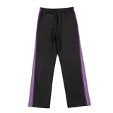 chaopai pattern embroidery loose casual pants side edge weaving straight leg pants men woman comfortable trousers unique default style 4859