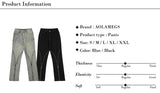 streetwear mens zipper jeans solid color patchwork straight jeans summer casual hip hop denim pants high street loose trousers unique jeans style 3494