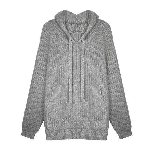 oversized knit pullover, fall/winter fashion, soft knit pullover with flame design, y2k fashion statement