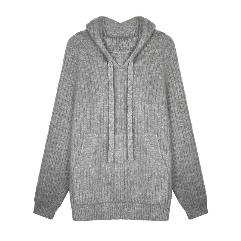 oversized knit pullover, fall/winter fashion, soft knit pullover with flame design, y2k fashion statement