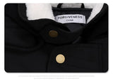 2024AW new cotton dress solid color hooded multi-pocket jacket