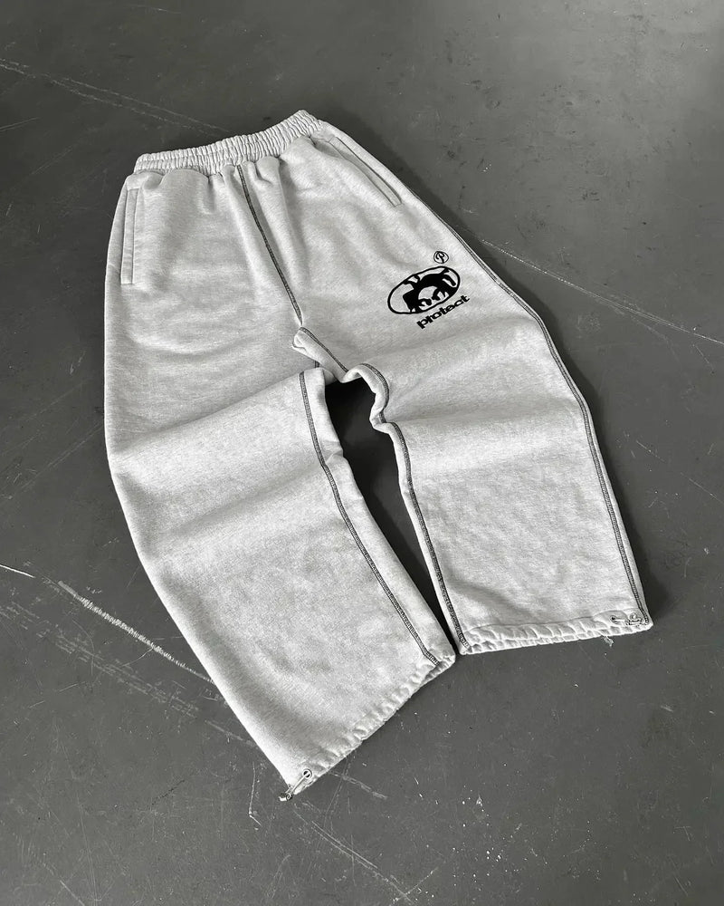streetwear sweatpants y2k pants mens womens hip hop striped letters embroidery retro cotton baggy hosen joggers cargo pants unique joggers style 538