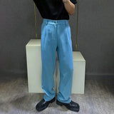 mens trousers british elegant casual pants autumn fashion temperament versatile business commuting straight pants mens clothing unique default style 120