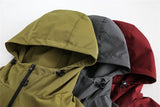 Quilted urban windbreaker parka puffer minimalist