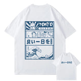 Anime Aesthetic Shirt – Men Hip Hop Streetwear T Shirt Japanese Kanji Cartoon – Edgy Streetwear for All Genders