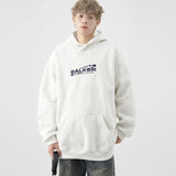 Y2K Minimalist Zip Collar Top – Winter Letter Embroidered Baggy Hoodies For Men Y2K Vintage Streetwear Hooded Sweatshirt Hip Hop Fashion Fleece Pullover Hoody | Zip Knit Drop #193