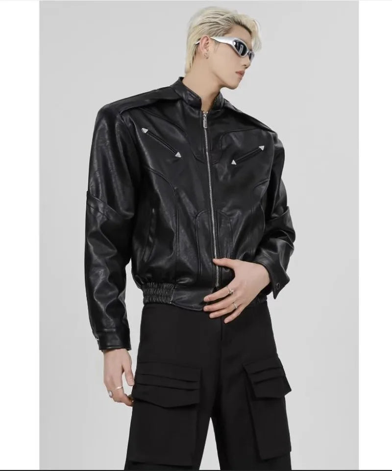 retro baseball bomber, daily drip outerwear, casual outfit