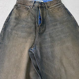 Yellow clay batik coated jeans