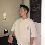 Sadcore Broken heart – Korean Style Summer New Short Sleeved T Shirt For Boy Simple