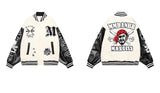 mens bomber baseball jacket coats casual patchwork pu leather single buttons fashion embroidery streetwear hip hop loose jack - variant style c05f76 for streetwear fashion