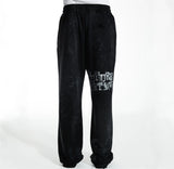new arrival ssaint louis dirty old graffiti printed drawstring sanitary pants casual sport pants urban fashion pants